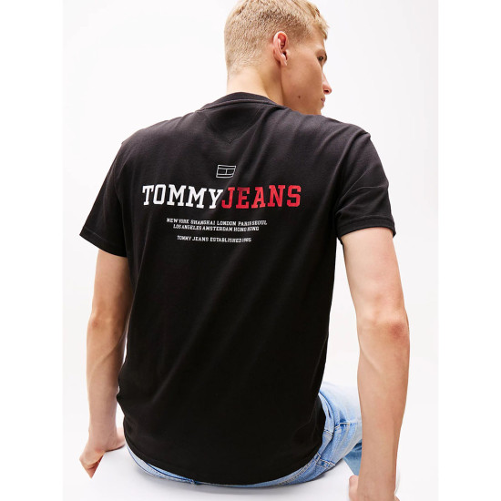 Tommy Hilfiger Ανδρική κοντομάνικη μπλούζα Back Logo Crew Neck T-Shirt
